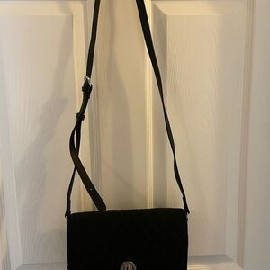 Vera Bradley Black Quilted Crossbody Bag